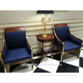 Classical lobby furniture armchair & coffee table
